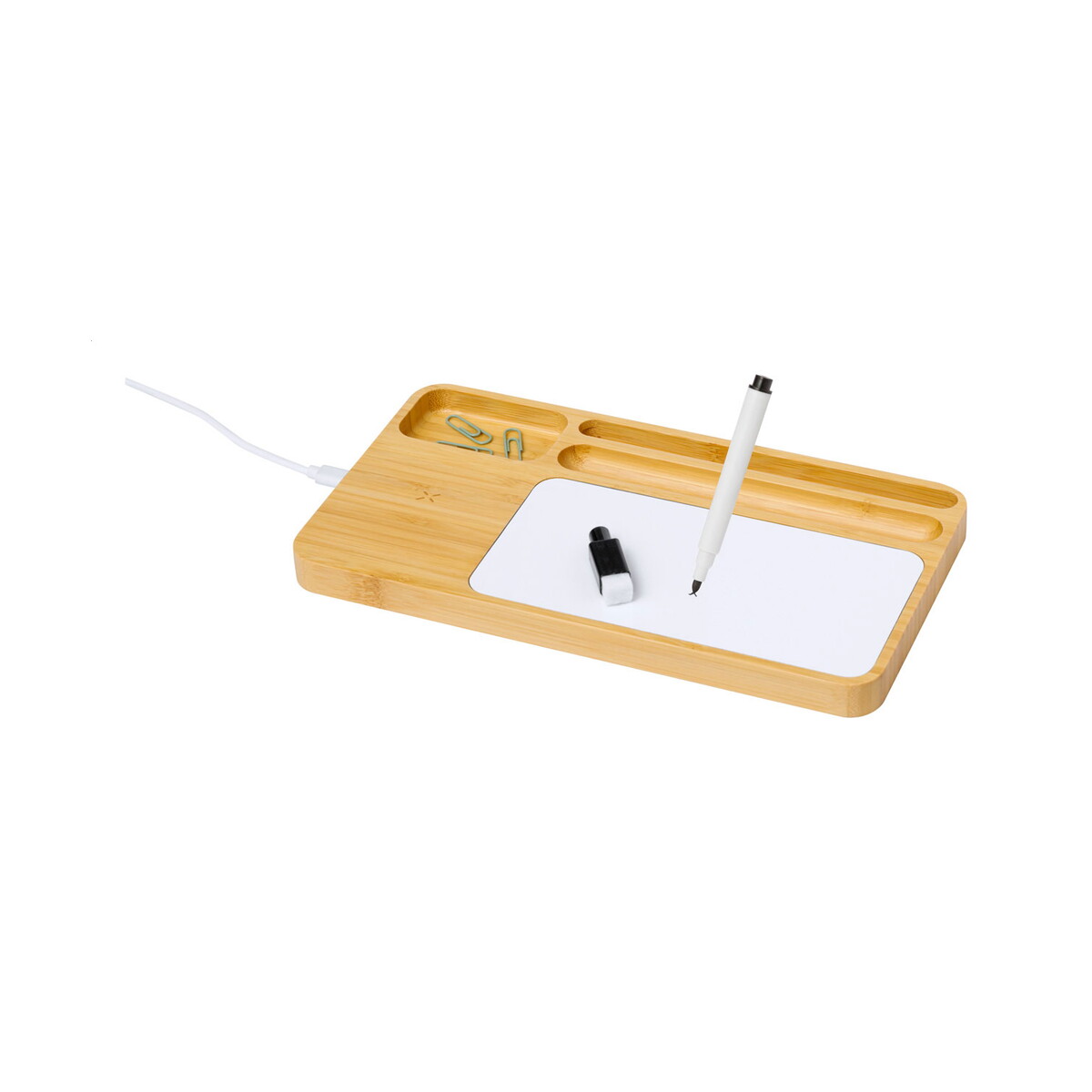 Gadżety do komputera z logo – sirae organizer biurkowy/ ładowarka indukcyjna AP733942 Sirae organizer biurkowy/ ładowarka indukcyjna AP733942