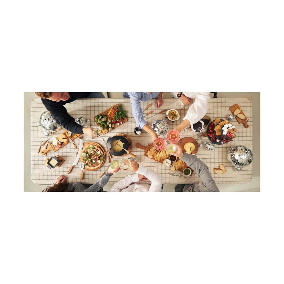 Gadżety do serwowania z logo – zestaw do serwowania fondue boska tapas fondue nero VSB13-03__M_415 Stylowa kolekcja gadżetów i upominków na świąteczny stół w nowoczesnym stylu.