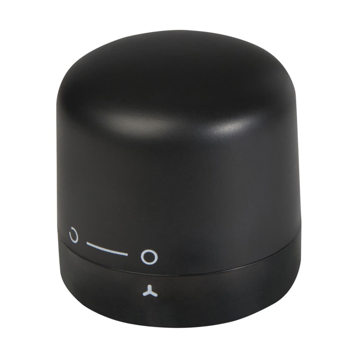 Czarny głośnik Bluetooth, mały przenośny głośnik na prezent, gadżet elektroniczny, głośnik na Bluetooth z regulacją głośności.