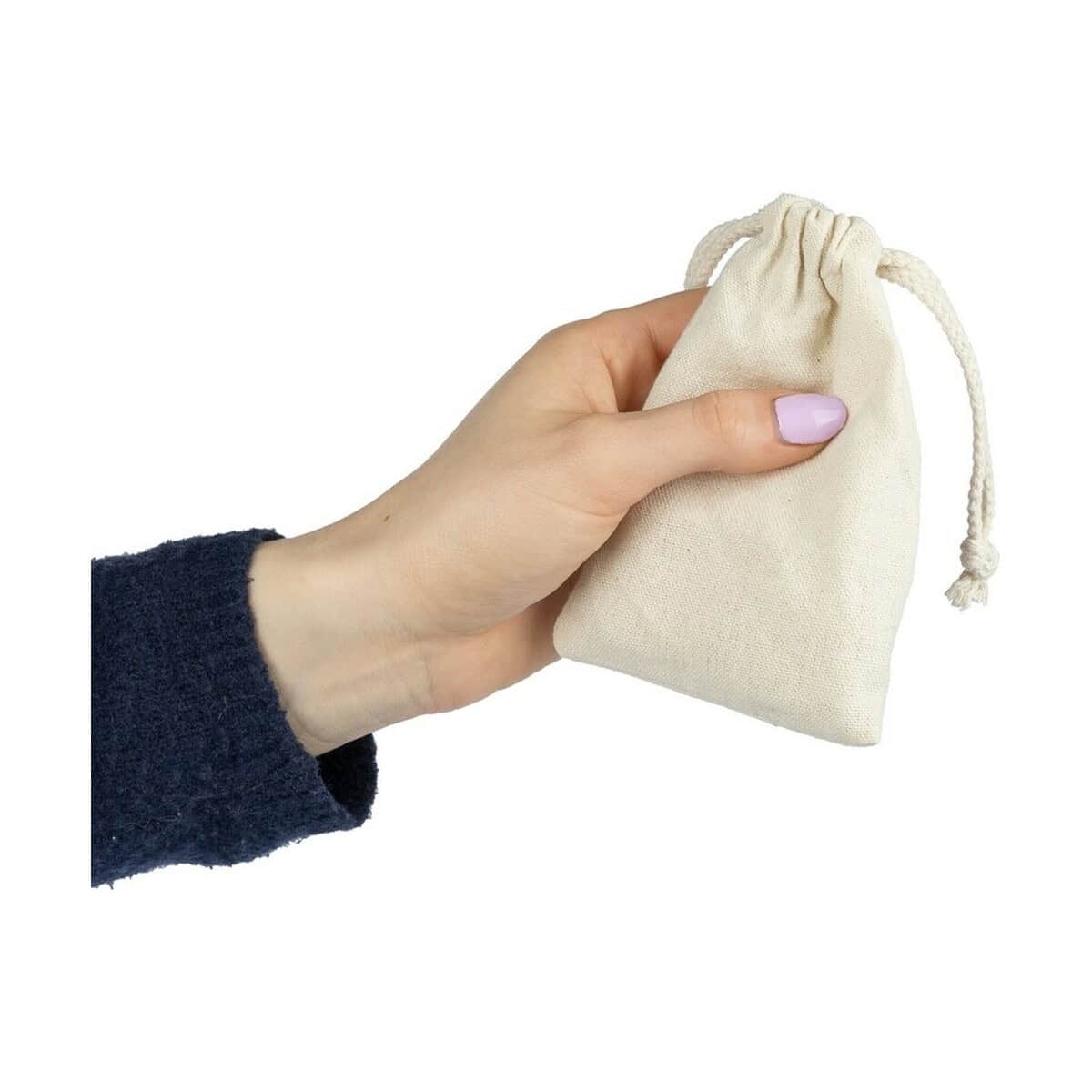 Gadżety golfowe z logo – zestaw drewnianych akcesoriów golfowych VA881-16_AAA03 Mini woreczek z naturalnego materiału na prezenty i gadżety, eko i praktyczny dodatek.