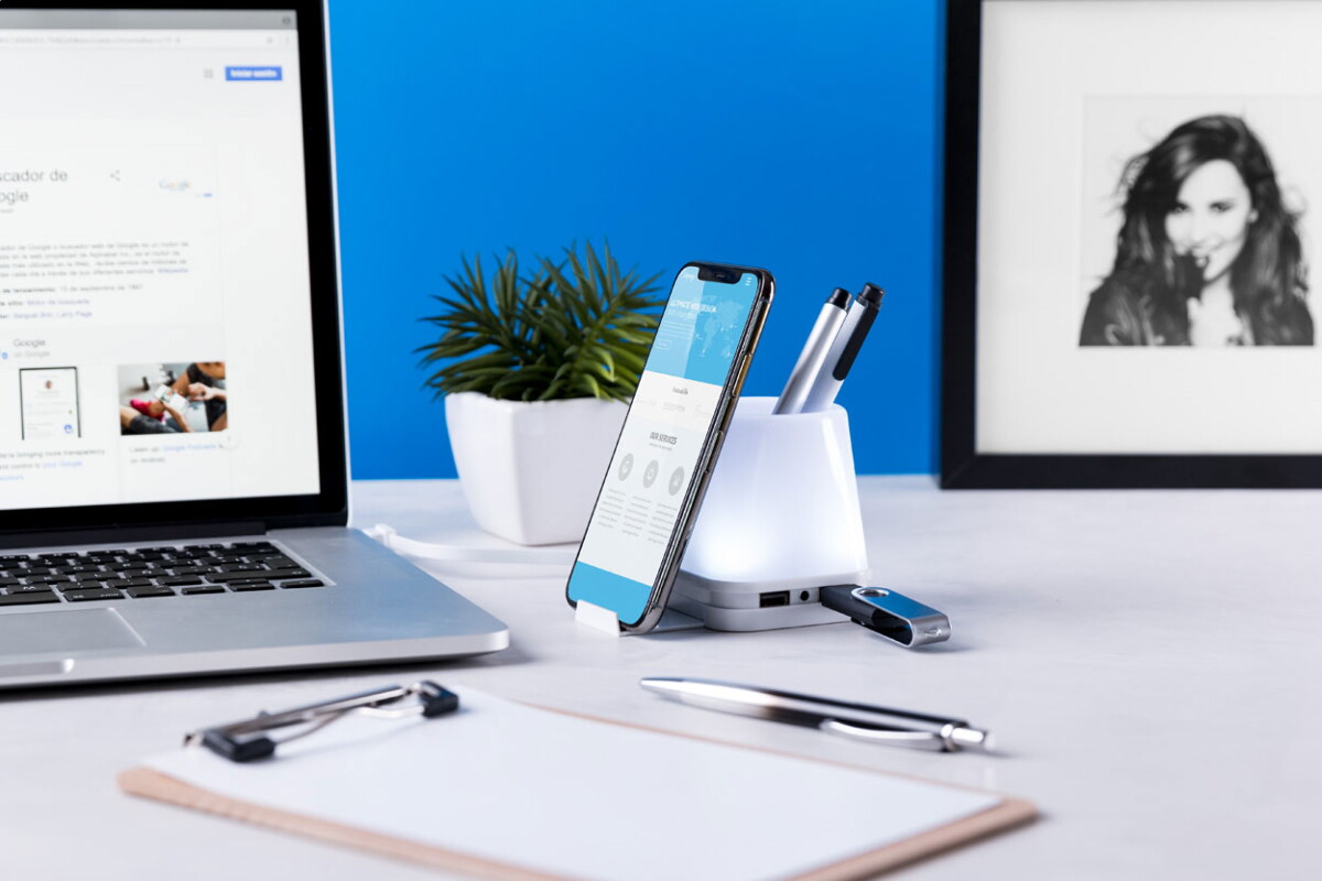 Gadżety na biurko z logo – lumeo stojak na długopisy AP721041-01__DG2 Lumeo stojak na długopisy AP721041-01__DG2