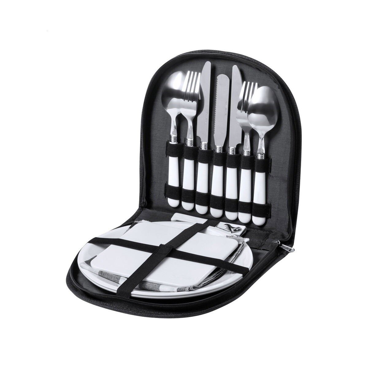 Gadżety piknikowe z logo – pikken zestaw piknikowy rpet AP722853-77 Pikken Zestaw piknikowy RPET AP722853-77