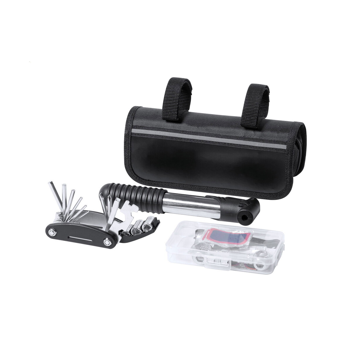 Gadżety rowerowe z logo – breton zestaw narzędzi rowerowych AP722150-10 Breton zestaw narzędzi rowerowych AP722150-10