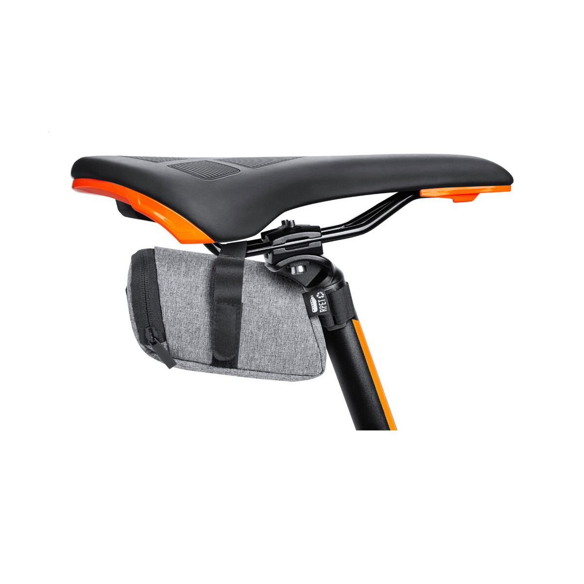 Gadżety rowerowe z logo – konna torba pod siodełko rowerowe rpet AP722855-77__FC1 Konna Torba pod siodełko rowerowe RPET AP722855-77__FC1