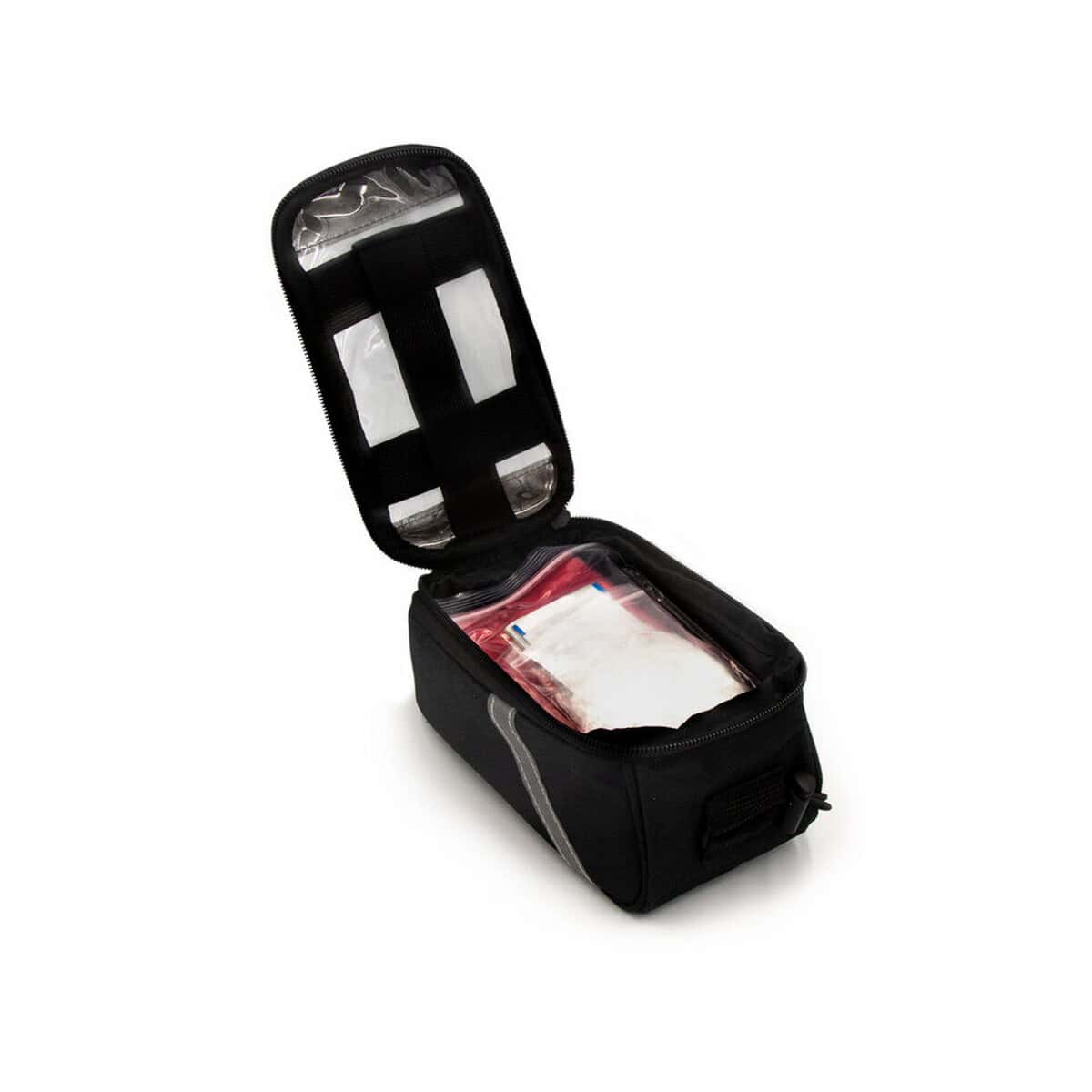 Gadżety rowerowe z logo – torba rowerowa z wyposażeniem, zestaw naprawczy, apteczka, poncho | fabio V6906-03_AAA03 1. Etui na gadżety z nadrukiem, torba na akcesoria, organizer na drobne przedmioty.