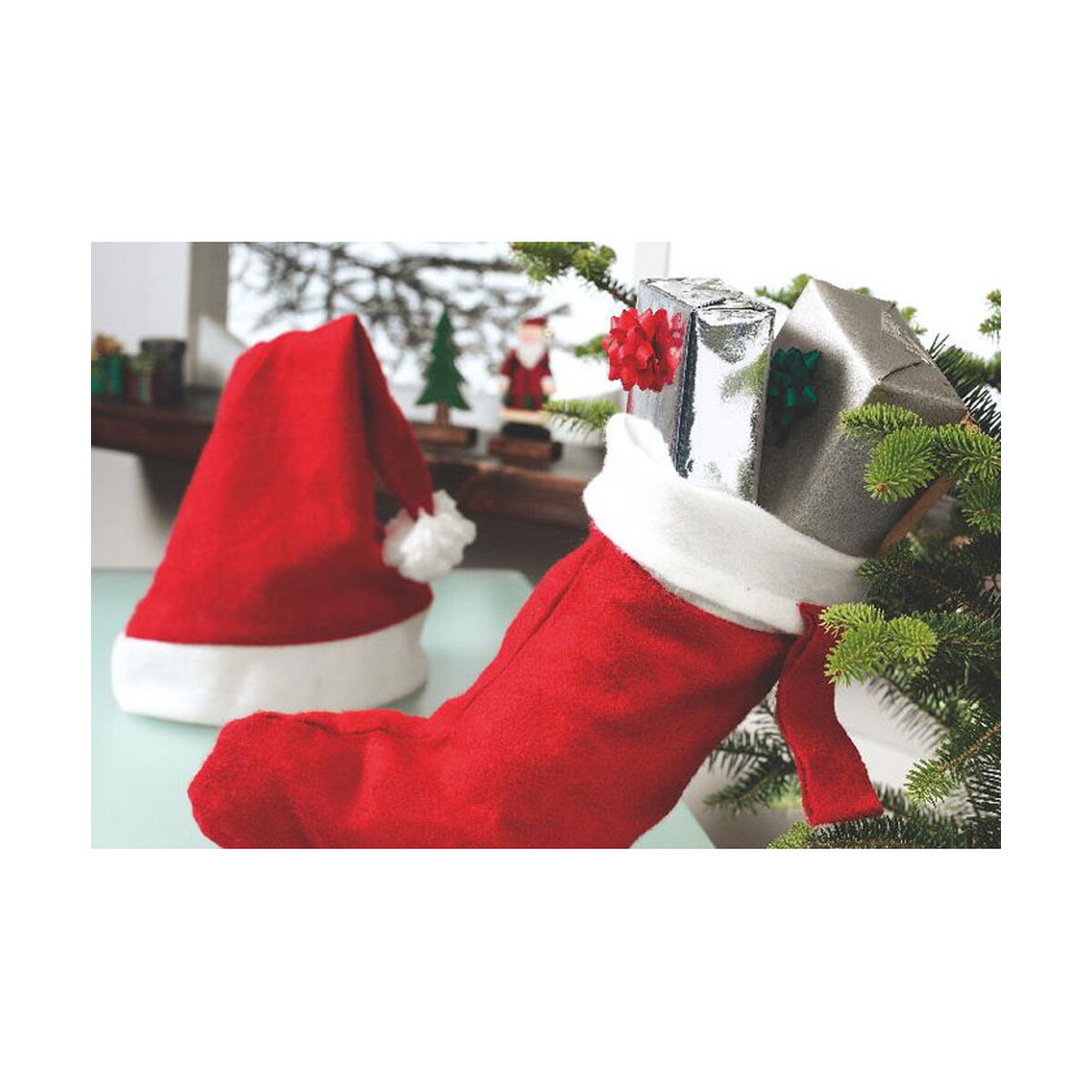 Gadżety świąteczne z logo – świąteczna czapka bono cx1015-05-ambiant Świąteczna czapka BONO cx1015-05-ambiant