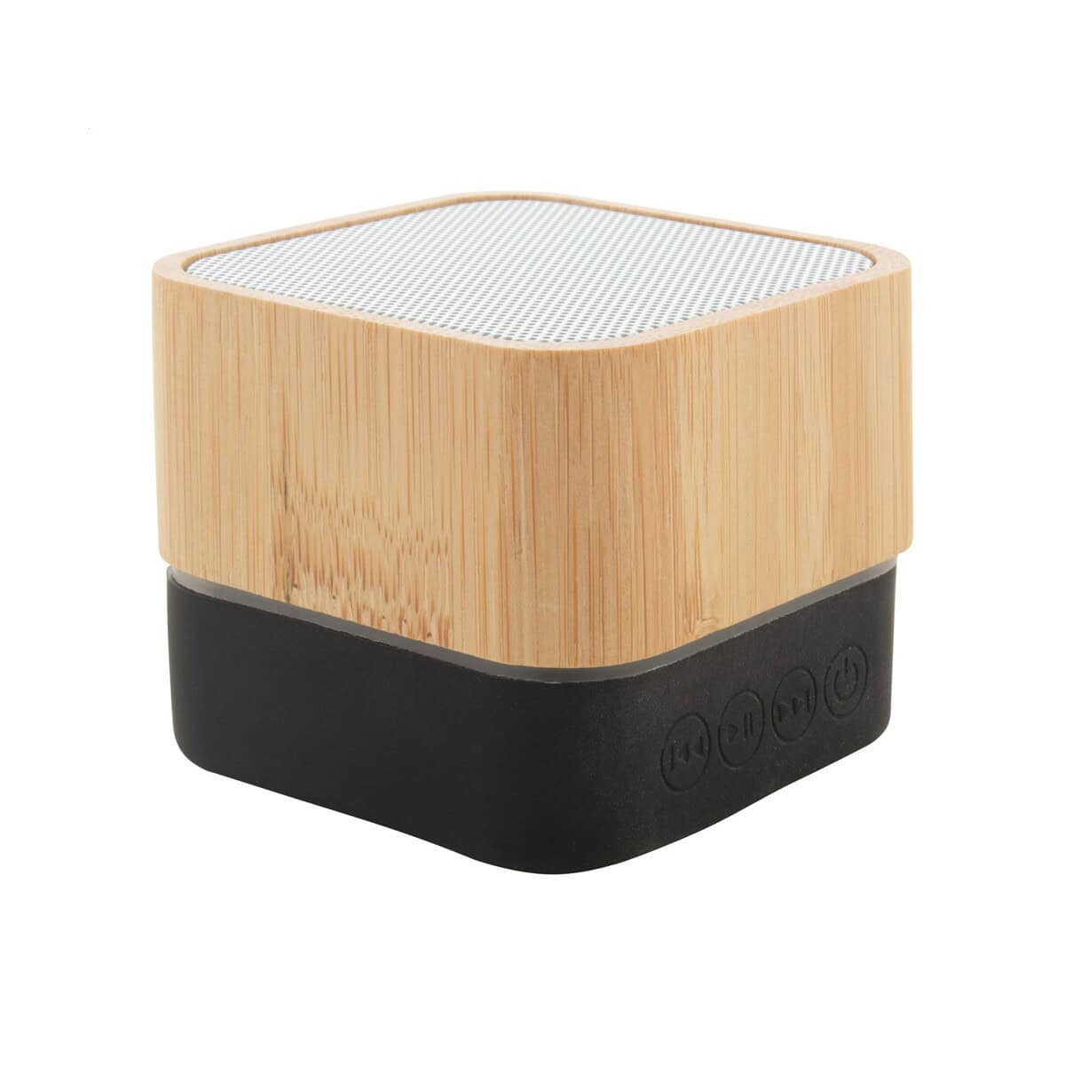 Głośniki z logo – blambo głośnik bezprzewodowy AP810464 Nowość głośnik Bluetooth z drewnianym wykończeniem i funkcją stereo. Idealny na prezent i do domu.