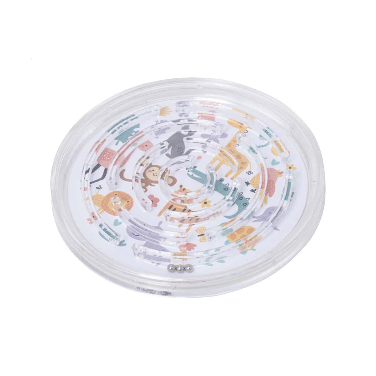 Gry z logo – knossos gra labirynt rps AP800096__B Kolorowa układanka sensoryczna z zabawnymi zwierzętami, idealna dla dzieci i do promocji gadżetów.