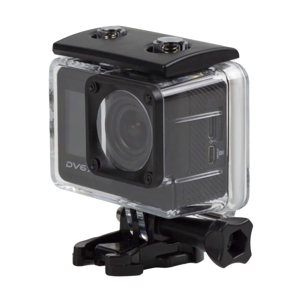 Kamery z logo – prixton dv670 kamera sportowa 4k z dwoma ekranami 2pa17390 Kamera sportowa akcesoria do nagrywania w wodoodpornej obudowie.
