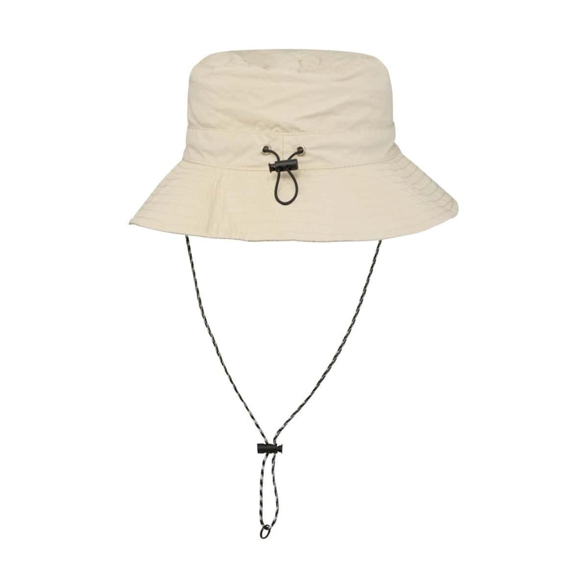 Kapelusze z logo – hatch składany kapelusz przeciwsłoneczny 11107607_b1 Kapelusz hat na słoneczne dni z regulacją wiązania, beżowy, wodoodporny, outdoor outdoor protection, akcesoria plenerowe, gadżety reklamowe.