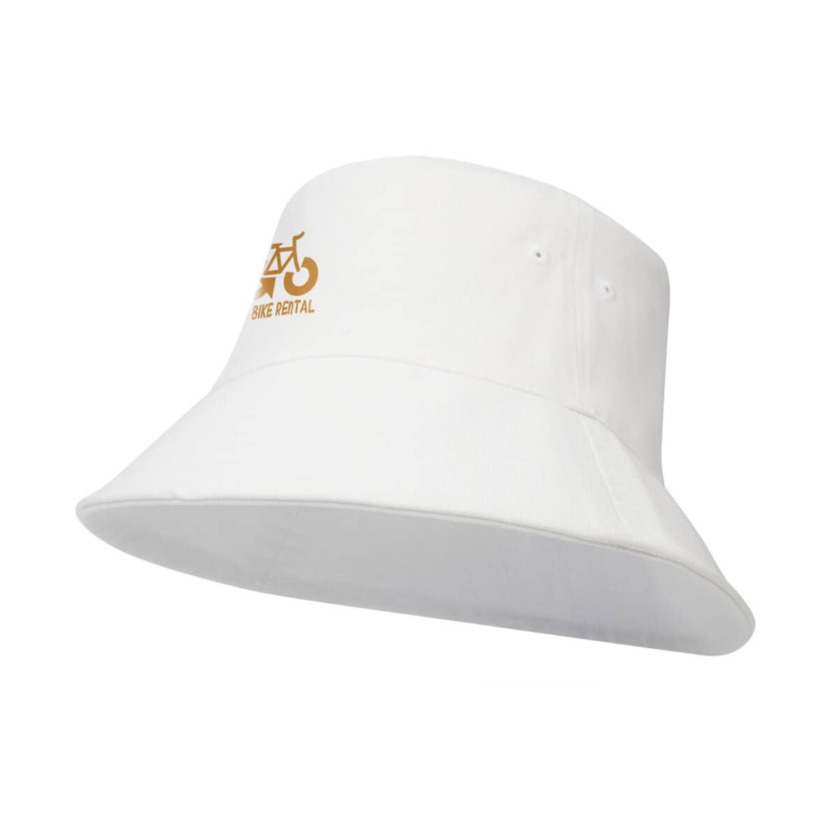 Kapelusze z logo – kapelusz przeciwsłoneczny wicklow z materiałów z recyklingu 3868601_tr_y1 Czapka z nadrukiem firmy wypożyczalni rowerów, promocja rowerowa gadżety reklamowe.