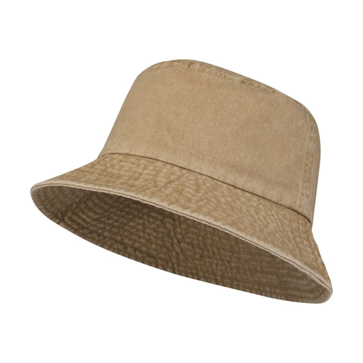 Kapelusze z logo – mitica kapelusz przeciwsłoneczny z dekatyzowanej bawełny 11107507 Czarny czapka z haftem na lato, modny dodatek na co dzień i na prezent.