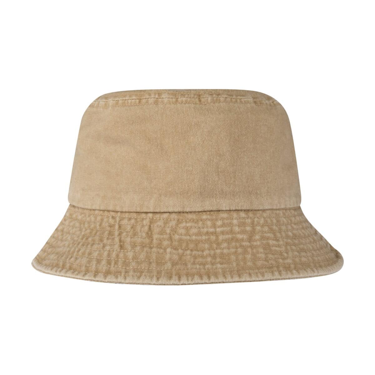 Kapelusze z logo – mitica kapelusz przeciwsłoneczny z dekatyzowanej bawełny 11107507_f1 Stylowa beżowa czapka z daszkiem, idealna na lato. Długie chwile relaksu i ochrony przed słońcem.