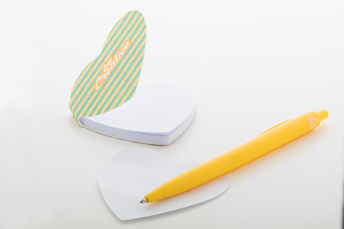 Karteczki samoprzylepne z logo – creastick seed heart personalizowane karteczki samoprzylepne AP716825__DG CreaStick Seed Heart personalizowane karteczki samoprzylepne AP716825__DG