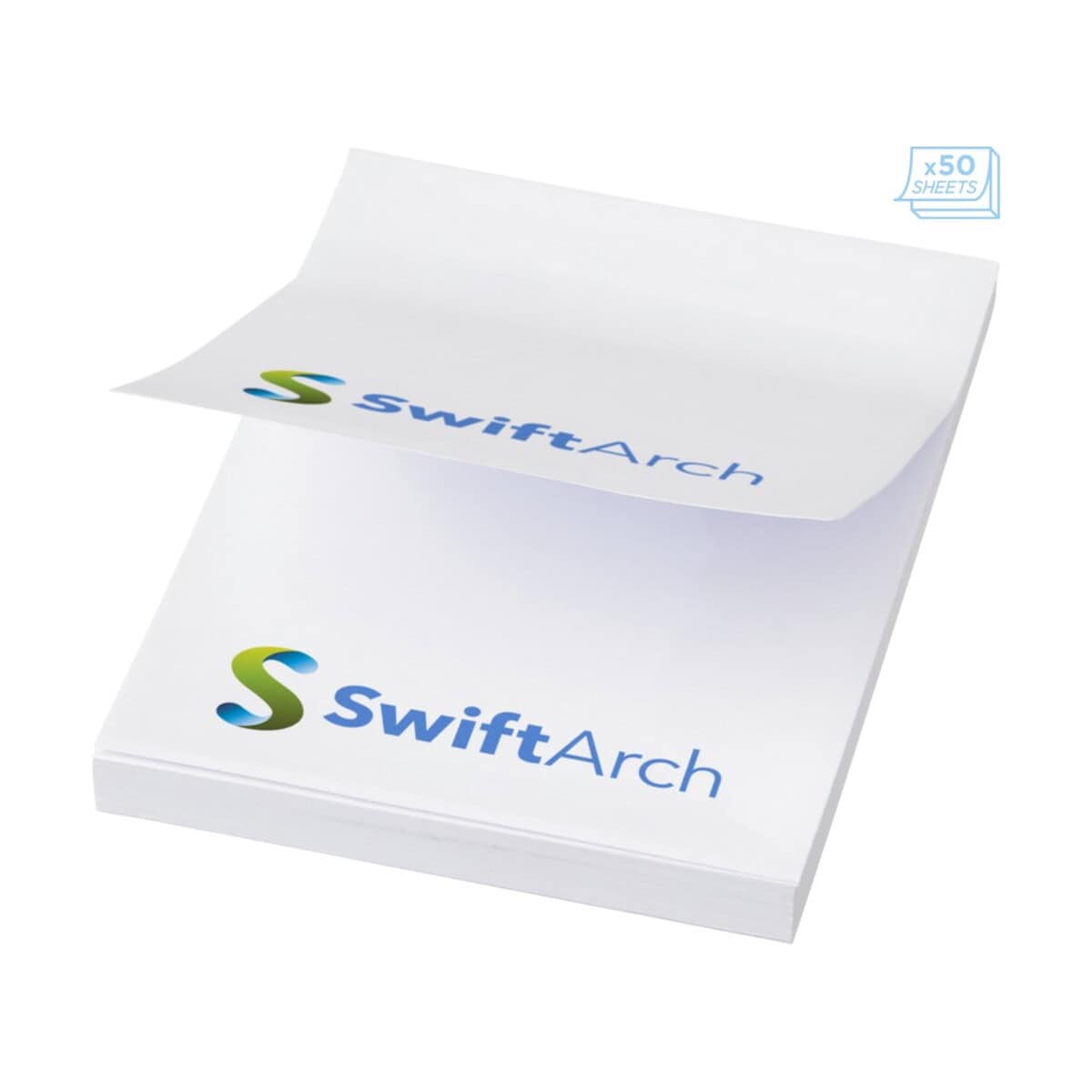 SwietArch notatniki z 50 arkuszami, personalizowane gadżety biurowe.