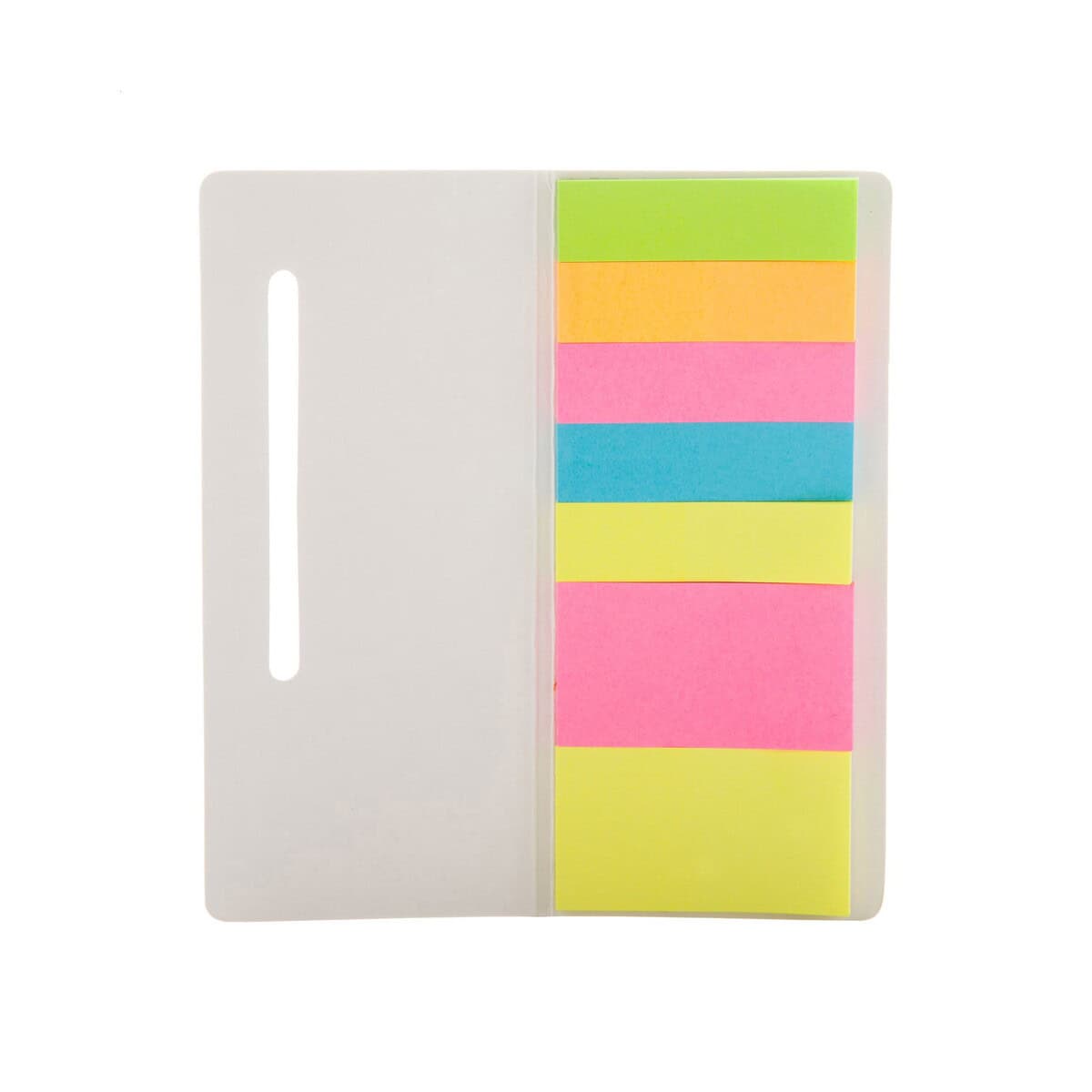 Karteczki samoprzylepne z logo – lonnot notatnik z karteczkami samoprzylepnymi AP741874-01 Korki samoprzylepne, kolorowe notatki, gadżety biurowe, organizacja biura, markerki do notatek.