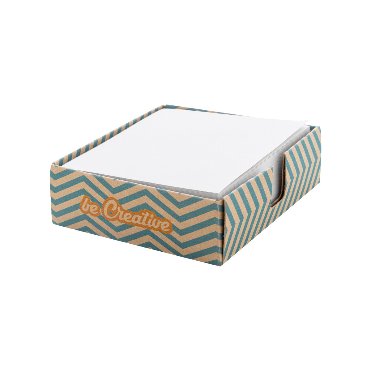 Karteczki samoprzylepne z logo – notty eco personalizowana kostka na notatki, karteczki AP716855 Notty Eco personalizowana kostka na notatki, karteczki AP716855