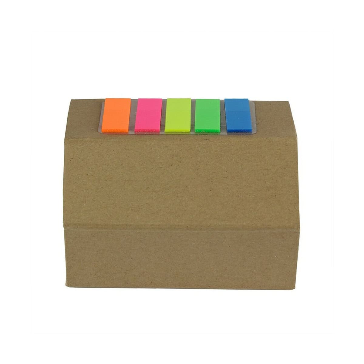 Karteczki samoprzylepne z logo – zestaw do notatek „domek”, notatnik, karteczki samoprzylepne | oliver V2776.0-00_AAA04 Kolorowe zakładki do notatek na kartonowej podstawie, idealne do organizacji biura.