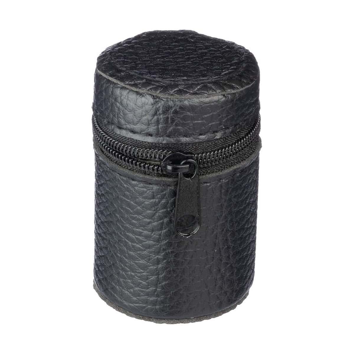 Kieliszki z logo – zestaw metalowych kieliszków VA134-03_COV02 1. Etui na drobne z zamkiem, czarny, skórzany, funkcjonalny.