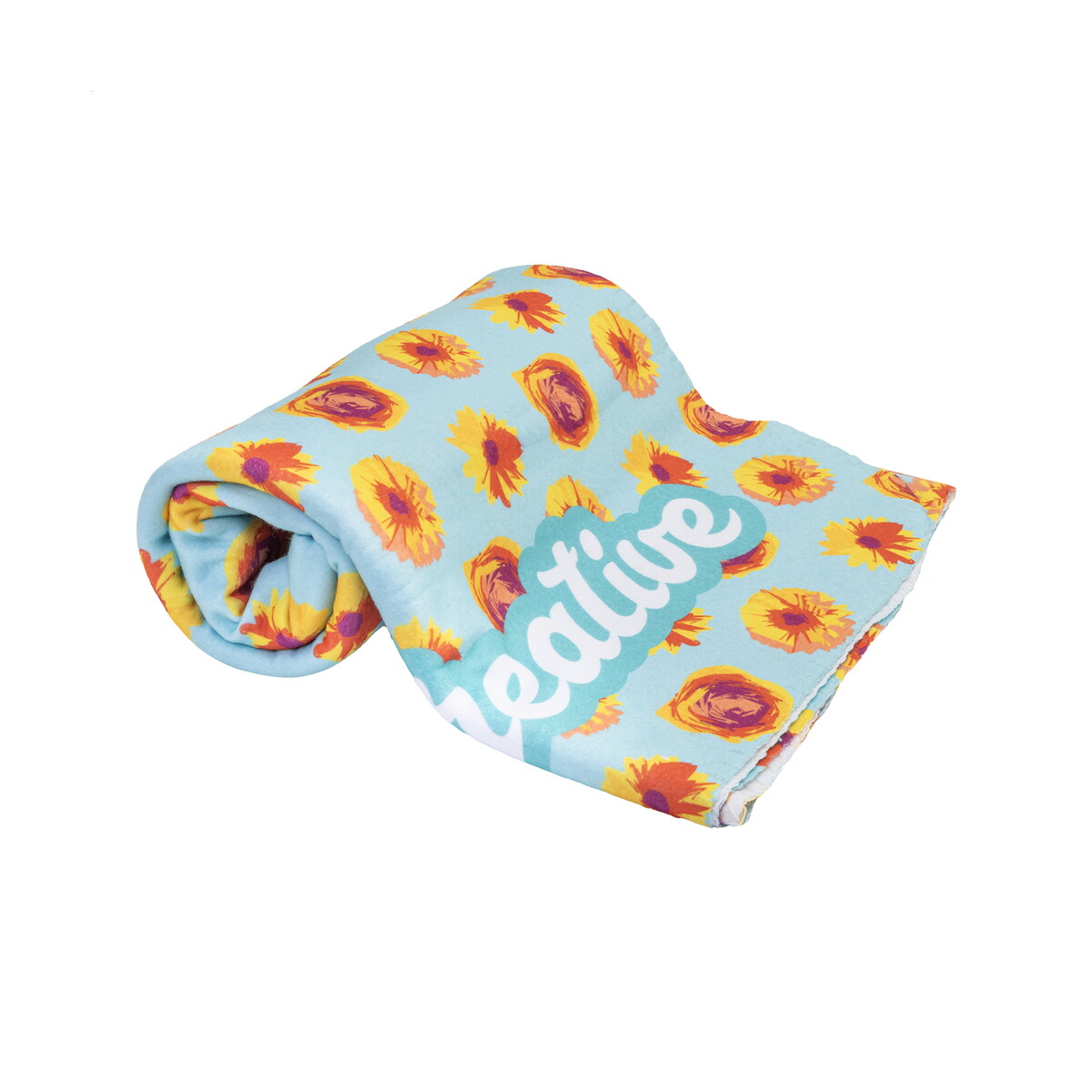 Koce z logo – creafleece personalizowany koc polarowy rpet AP716970 CreaFleece personalizowany koc polarowy RPET AP716970