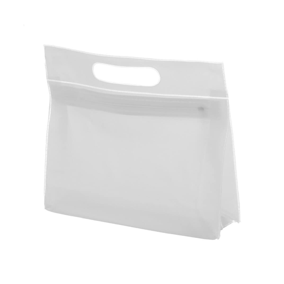 Kosmetyczki z logo – vodax kosmetyczka AP791100-01 1. Torba reklamowa z uchwytem, przezroczysta, idealna na gadżety promocyjne.