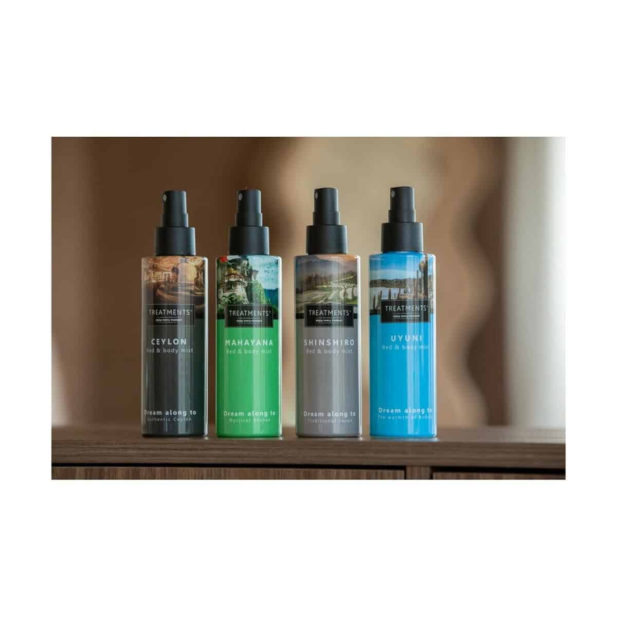 Kosmetyczki z logo – zestaw kosmetyków small treatments VTR03-03_ATM01 Butelki z dezodorantami - personalizowane gadżety reklamowe na prezent, logo i branding, unikalny design.