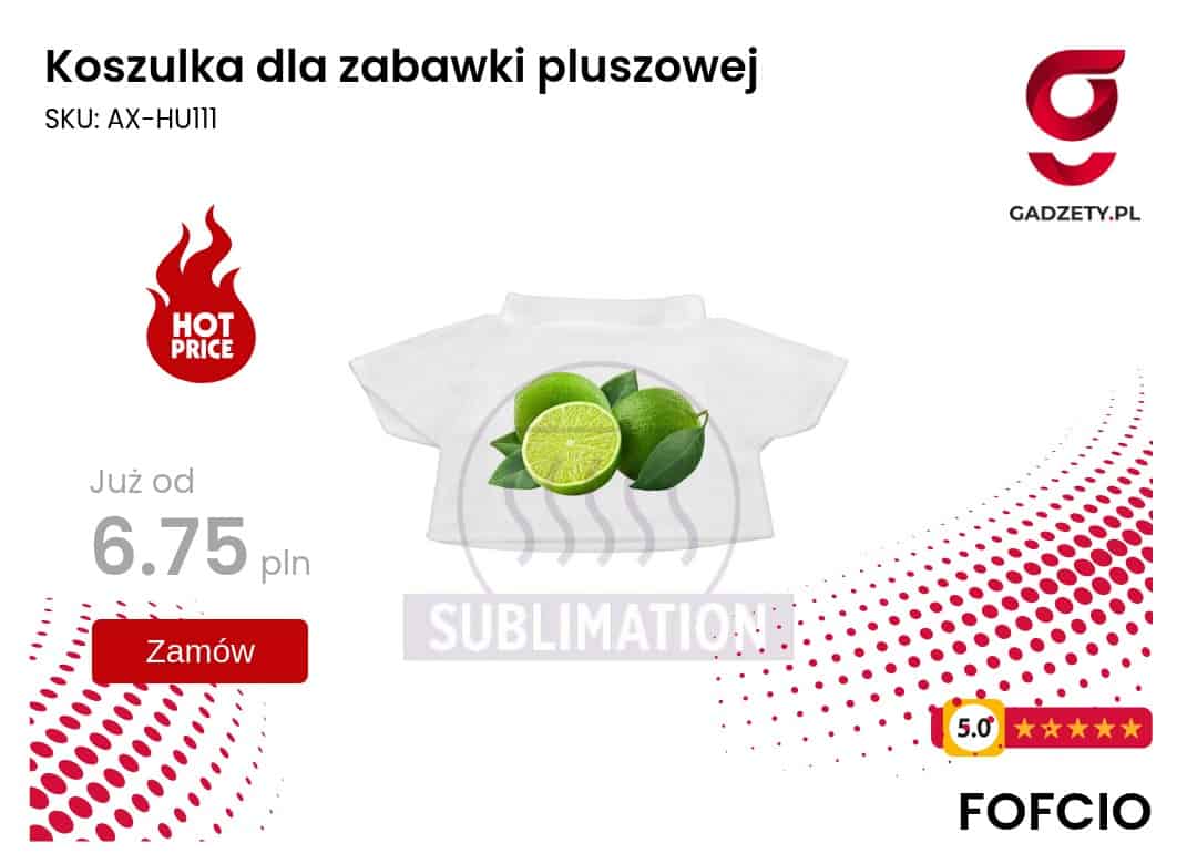 Koszulka dla zabawki pluszowej Koszulka dla zabawki pluszowej w różnych kolorach