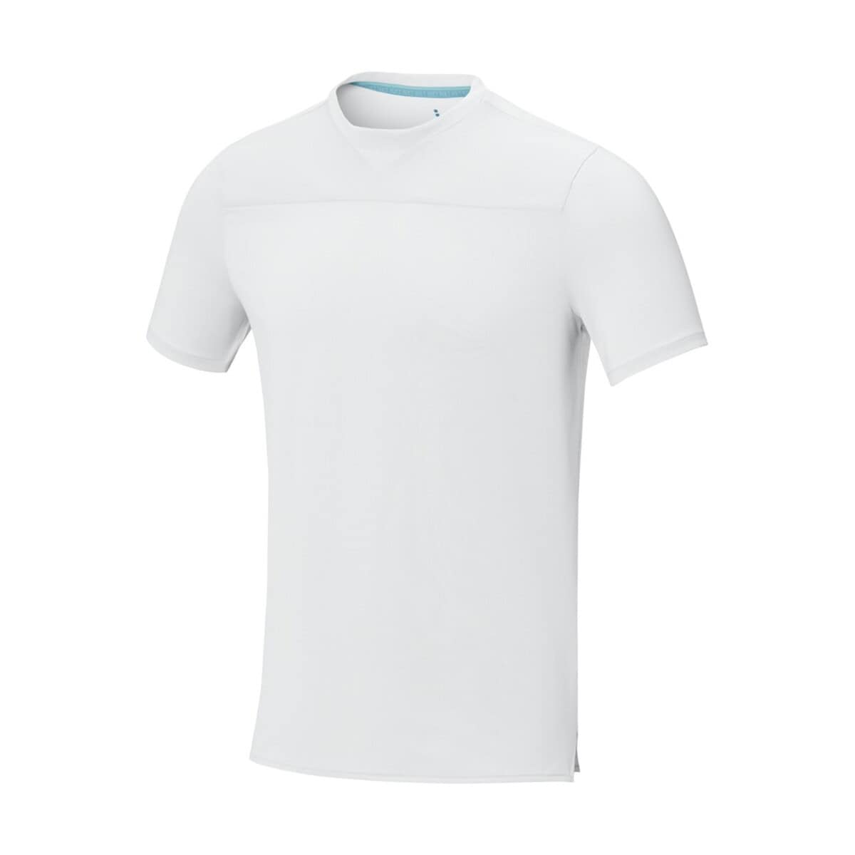 Koszulka polo biała z krótkim rękawem, odzież reklamowa, gadżety promocyjne.