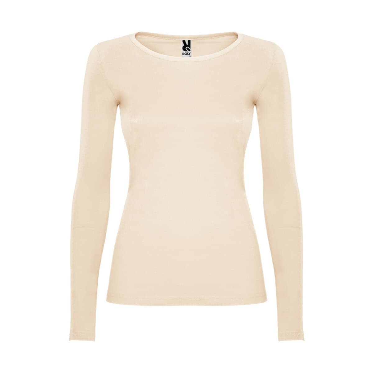 Klasyczna damska bluzka z długim rękawem w jasnym kolorze, idealna na co dzień.