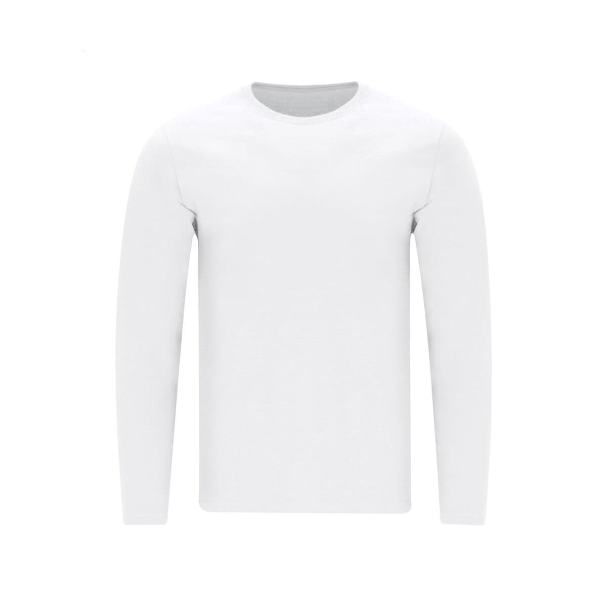 Koszulki z logo – ideary koszulka z długim rękawem AP735477-01_M Biały longsleeve z nadrukiem, idealny gadżet promocyjny i prezent.