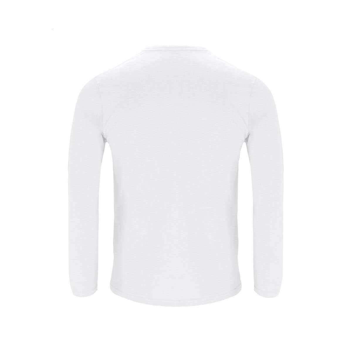 Koszulki z logo – ideary koszulka z długim rękawem AP735477-01_M__B Koszulka z długim rękawem, biała, promocyjna, personalizowana, gadżety reklamowe.