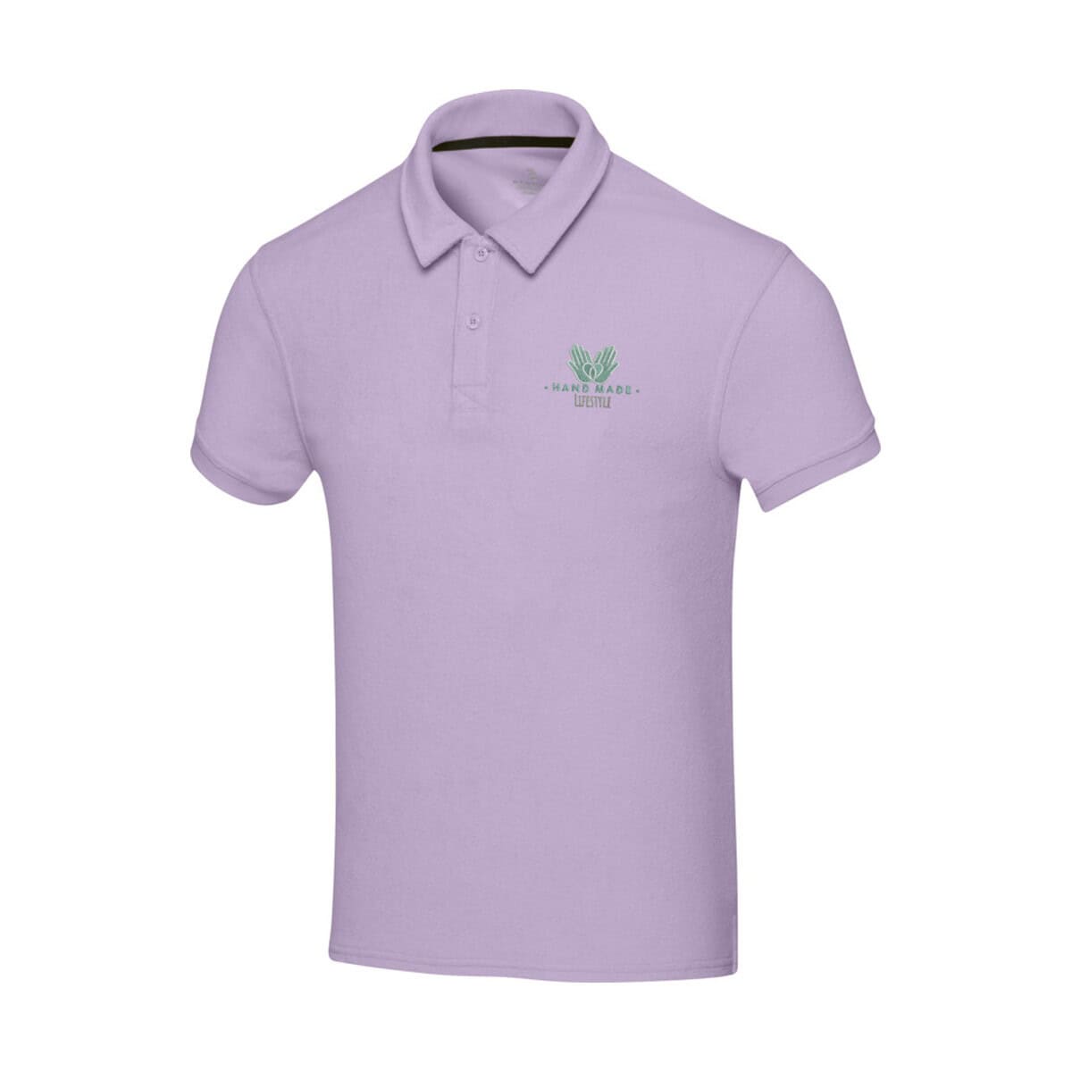 Koszulki z logo – koszulka polo akoya, unisex, z materiału frotte z recyklingu 3754435_ebf_y1 Koszula polo z haftem, grawerem logo dla gadżetów firmowych, personalizowanych.