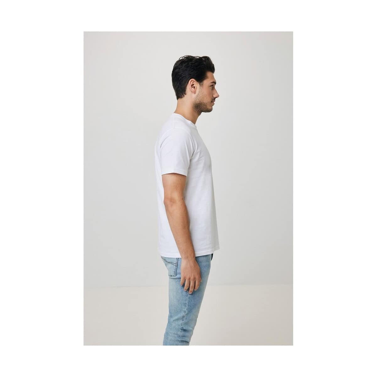 Koszulki z logo – koszulka z bawełny z recyklingu iqoniq bryce T9100.004.4XL__B_13 Czarny t-shirt męski, modne gadżety promocyjne, personalizowane t-shirty dla firm.