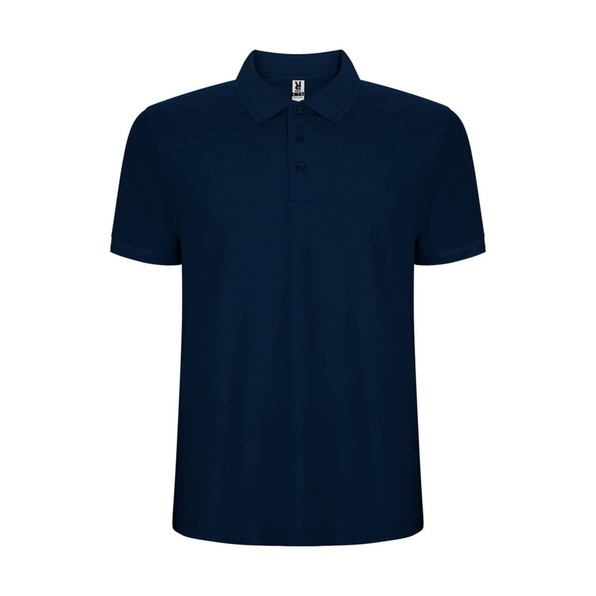 Koszulka polo męska w kolorze granatowym, elegancka i trwała, idealna na firmowe gadżety i promocje.