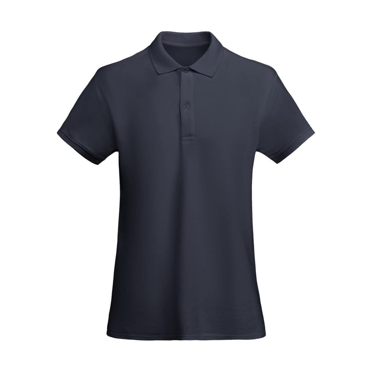 Koszulka polo czarna, damska, z nadrukiem, idealna na gadżety firmowe i promocje.