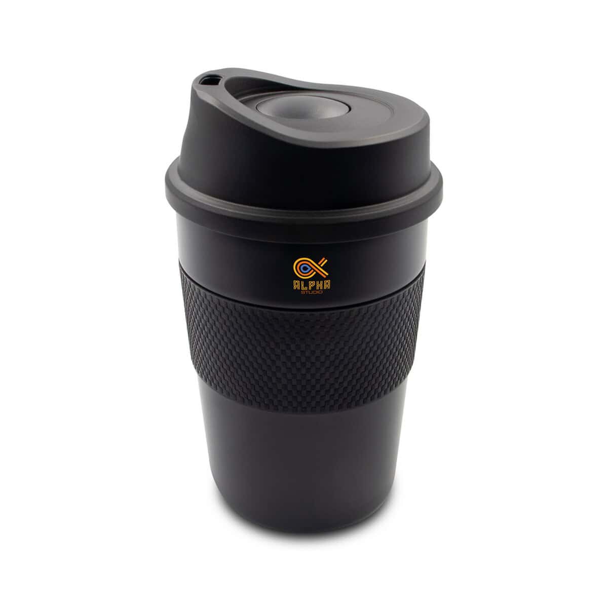 Kubki termiczne z logo – kubek termiczny 350 ml exclusive collection | adina V1428-03_ILG02 1. Kubek termiczny z logo ALPHA, idealny na kawę i herbatę.