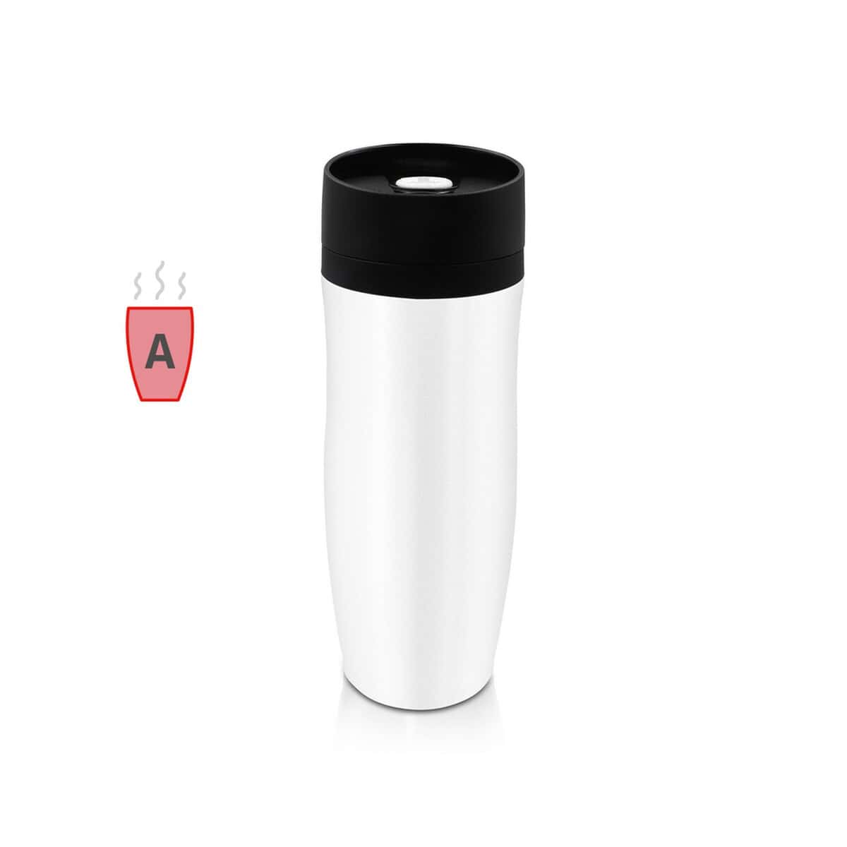 Kubki termiczne z logo – kubek termiczny 375 ml air gifts | jackson V4988-02_AAA00 1. Butelka termiczna z czarną pokrywką, personalizowana gadżet na prezent.