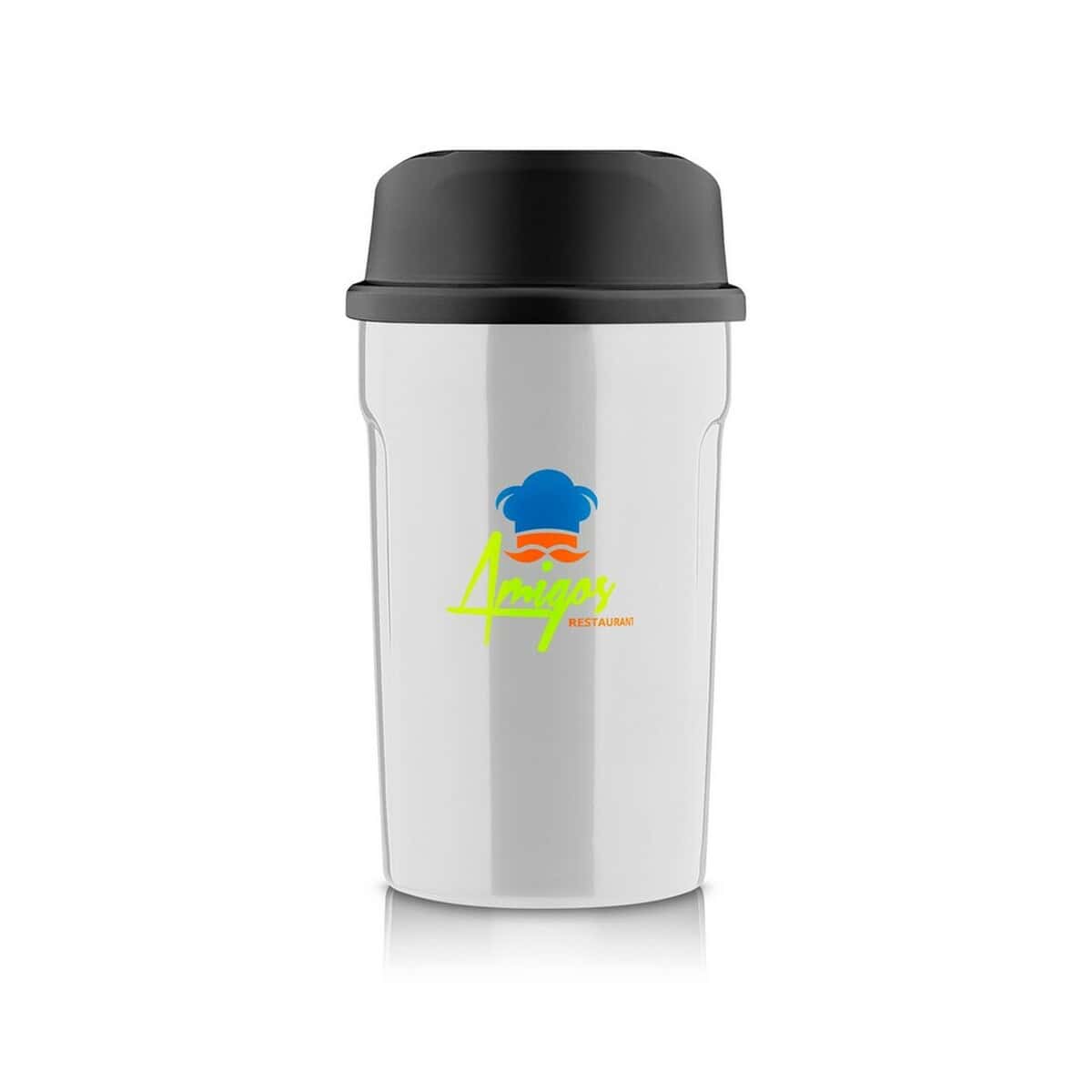 Kubki termiczne z logo – kubek termiczny 400 ml air gifts | susan V0754-02_ILG01 1. kubek termiczny z logo restauracji Amigo, personalizacja gadżetów promocyjnych.