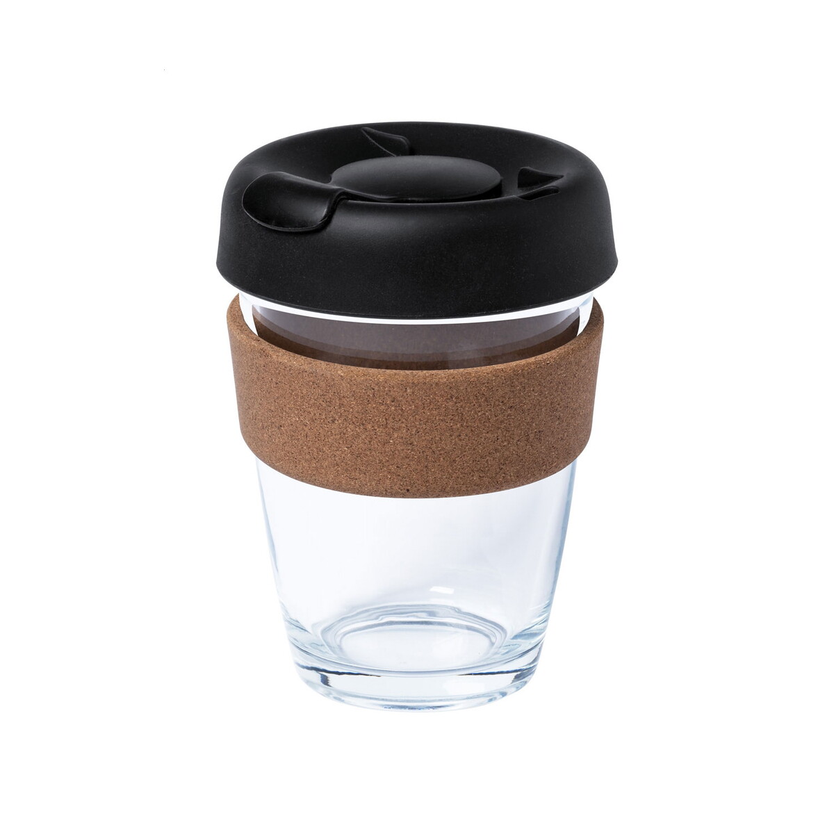 Kubki z logo – corgla szklany kubek podróżny AP722040 Corgla szklany kubek podróżny AP722040