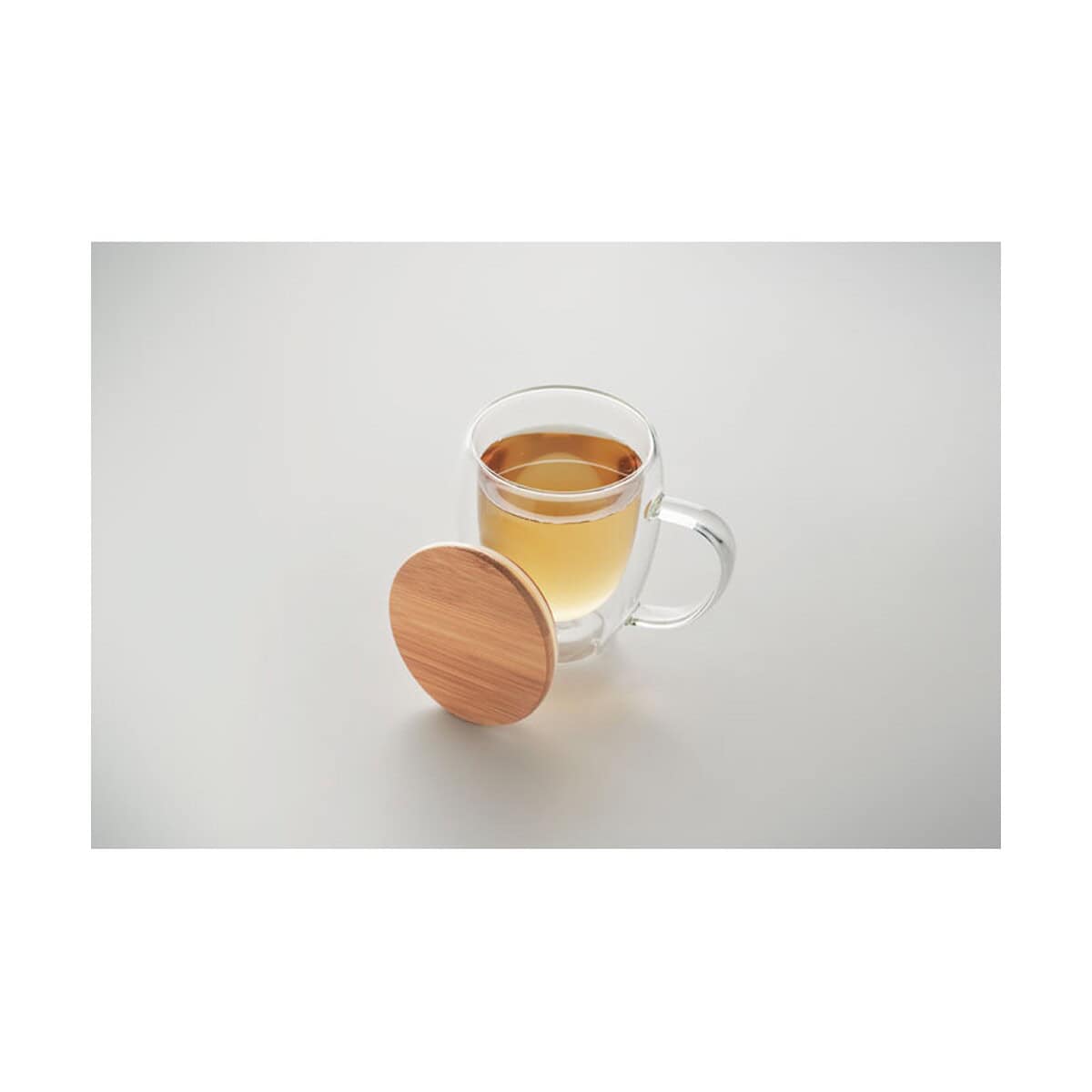 Kubki z logo – kubek z podwójną ścianką 350ml tirol mo2199-22-detail Lampka termiczna do herbaty z drewnianym przykryciem, oryginalny gadżet kuchenny.