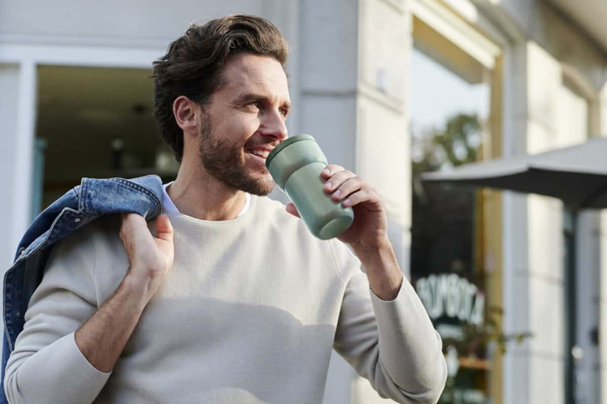 Kubki z logo – mepal ellipse kubek podróżny o pojemności 275 ml 10090752_m1 Butelka termiczna z grawerką, gadżety reklamowe, upominek dla klientów.