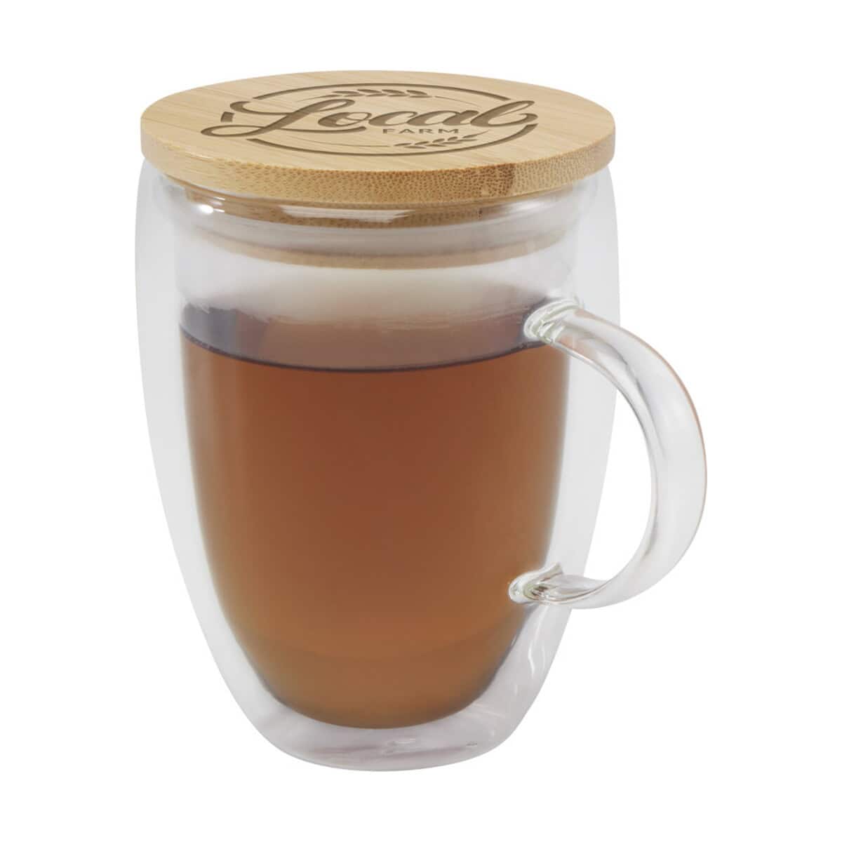 Kubki z logo – szklany kubek leona 350 ml z bambusową pokrywką 11341801_eg_y1 2. Szklanka termiczna z drewno-efektem z podpisem