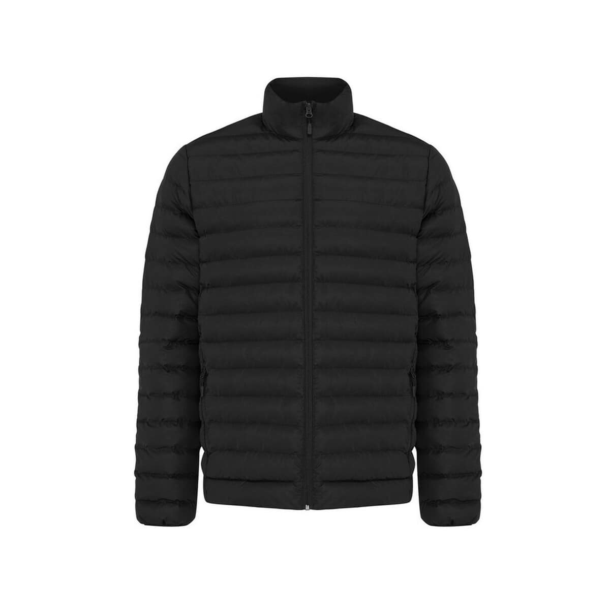 Kurtki z logo – męska kurtka iqoniq maiko T1703.001__B_1 Czarowana kurtka puchowa na zimę, idealna na chłodne dni, lekka i ciepła, z zamkiem na całej długości.