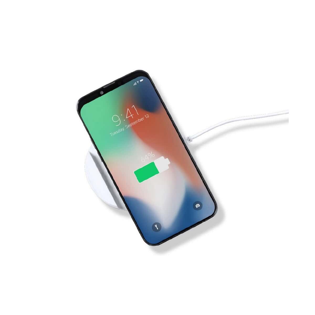 Ładowarki z logo – bambusowa ładowarka bezprzewodowa 15w, stojak na telefon V1135-00_AAA04 Nowość gadżet promocyjny - power bank bezprzewodowy do ładowania telefonów, idealny na prezent.