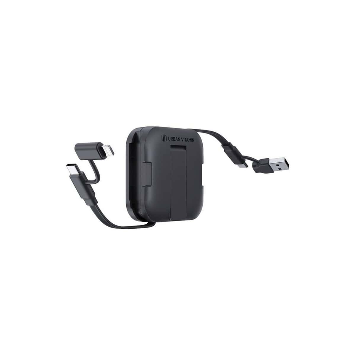 Ładowarki z logo – ładowarka 100w, stojak na telefon urban vitamin san jose P302.7201__B_1 Przenośny powerbank do ładowania urządzeń elektronicznych, USB, szybkie ładowanie.