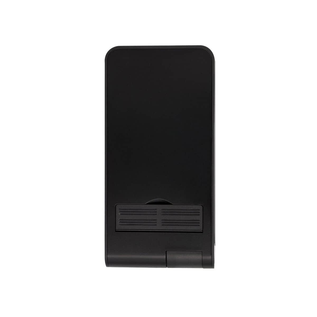 Ładowarki z logo – ładowarka bezprzewodowa 15w exclusive collection, 3 w 1, stojak na telefon | zita VA124-03_AAB01 Przenośny powerbank z wbudowanym portem USB i funkcją ładowania na baterie.