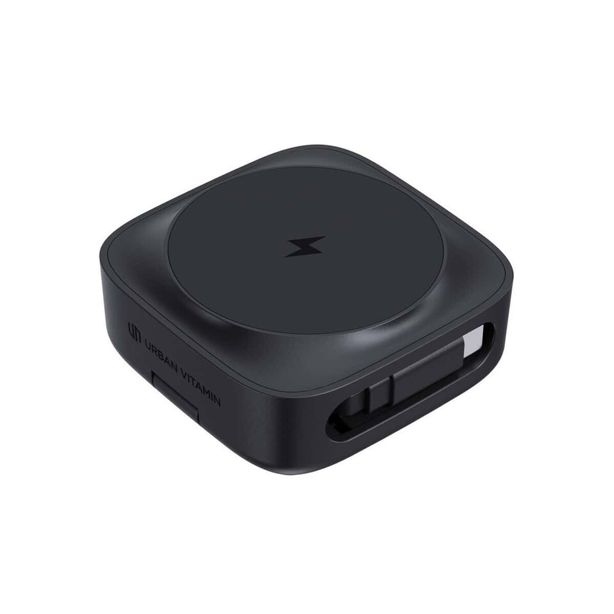 Ładowarki z logo – magnetyczna ładowarka bezprzewodowa 2 w 1 urban vitamin P309.5301__B_1 Lampka LED personalizowana z logo firmy na gadżety korporacyjne.