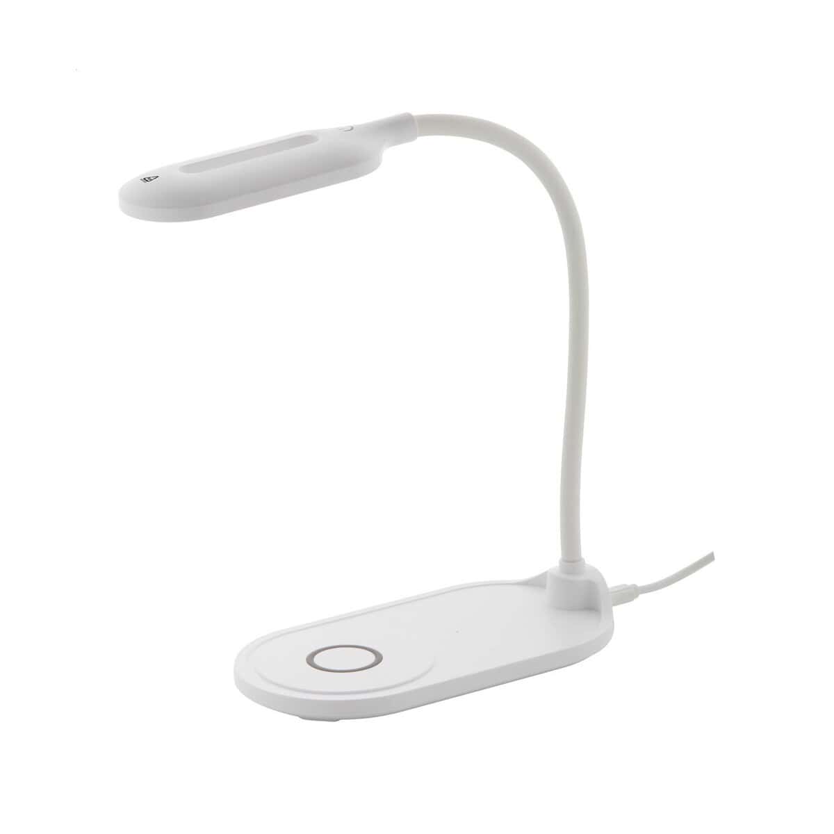 Lampeczarka biurkowa, nowoczesne gadżety biurowe, oświetlenie LED, praktyczne gadżety do pracy, akcesoria biurowe LED.