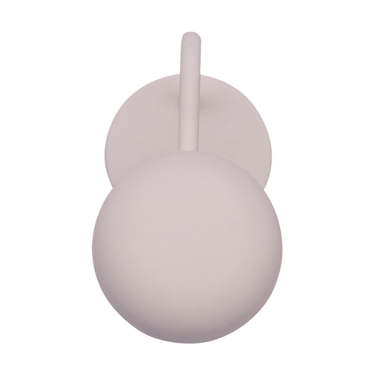 Lampki na biurko z logo – kooduu fokus przenośna lampa 12445501_e1 Biały gadżet w kształcie piłki z przyssawką, idealny na biuro i imprezy promocyjne.