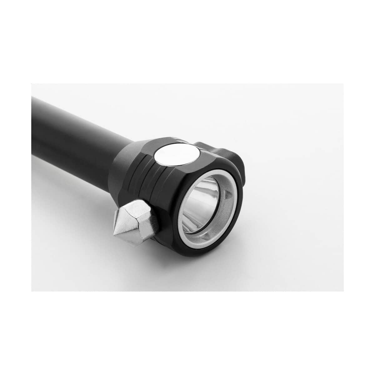 Latarki z logo – hemmerg latarka / młotek bezpieczeństwa AP864065__CU1 1. Latarka LED z czerwonym reflektorem i klipsem, idealna do outdooru i biwaku.